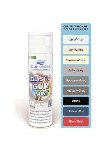 Blue Marine Elastic Gum Paint ORCA Vernice Spray Poliuretanica