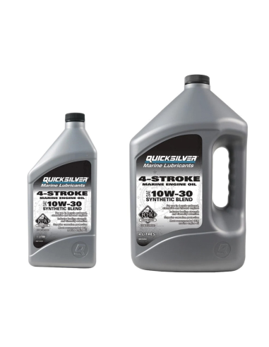 Quicksilver 10W-30 Olio Sintetico 100% per motori fuoribordo Mercury