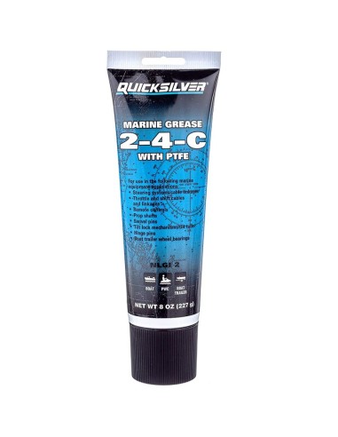 Quicksilver 2-4-C Grasso Marino con PTFE per motori fuoribordo Mercury