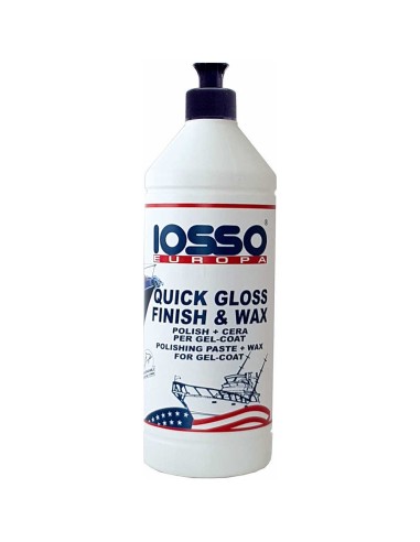 Iosso Quick Gloss Finish & Wax Polish con Cera